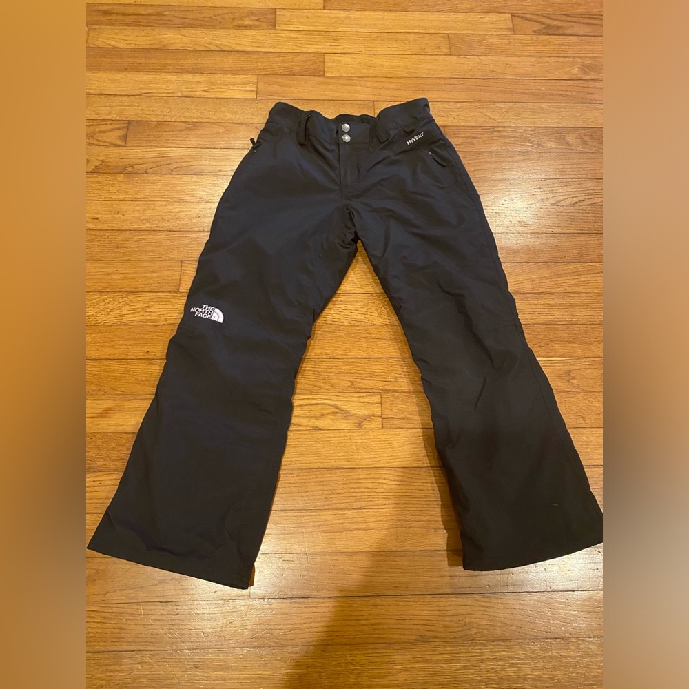 Kids The North Face, HyVent black ski pants size 10-12